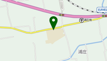 浦庄小学校の地図画像