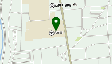 名西高校の地図画像