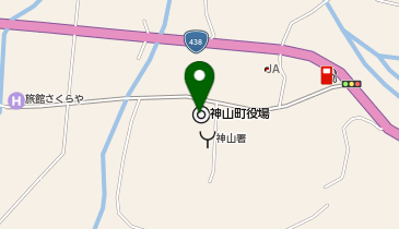 神山町役場の地図画像