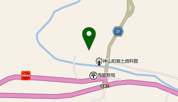 旧鬼籠野小学校体育館の地図画像