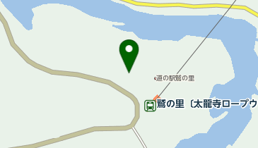 道の駅鷲の里駐車場の地図画像