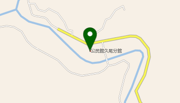 久尾公民館の地図画像