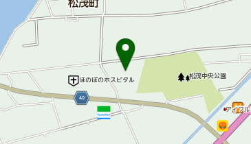 松茂町総合体育館の地図画像
