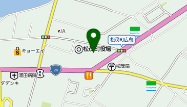 松茂町議会棟の地図画像