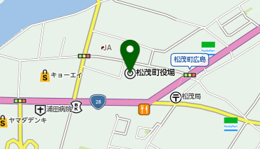 松茂町総合会館の地図画像