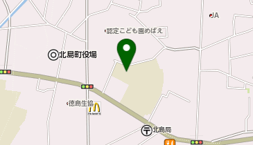北島小学校 校舎の地図画像