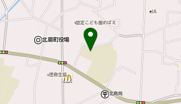 北島小学校体育館の地図画像