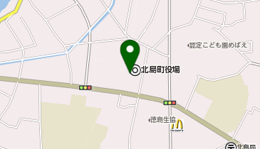 北島町総合庁舎(公民館)の地図画像