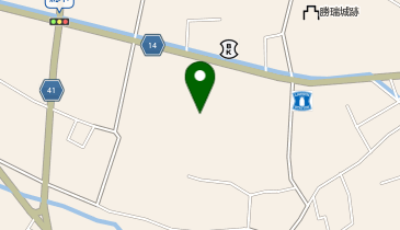 勝瑞城館跡公園の地図画像