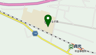 つるぎ高等学校体育館の地図画像