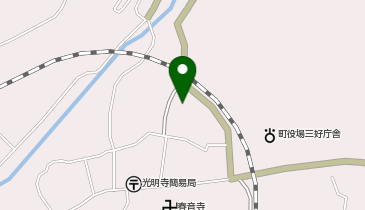 東みよし町中央公民館の地図画像