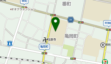 亀阜小学校の地図画像