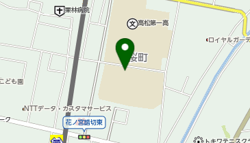 桜町中学校の地図画像