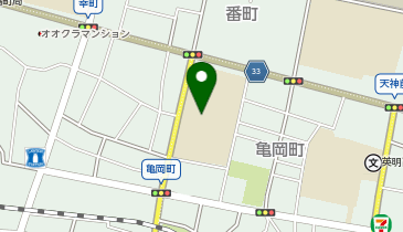 亀阜小学校の地図画像