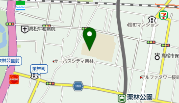 栗林小学校の地図画像