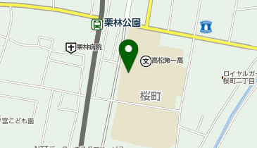 高松第一高校の地図画像