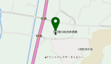 香川総合体育館の地図画像