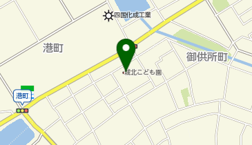 城北こども園の地図画像