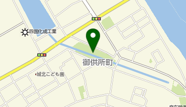 東汐入川けんこう公園の地図画像