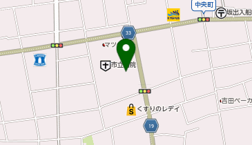中央体育館の地図画像
