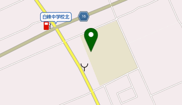 白峰中学校の地図画像