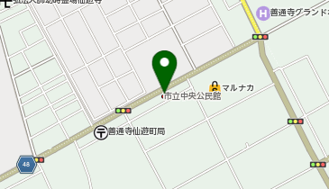 中央公民館の地図画像