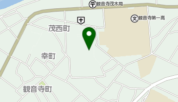 観音寺東公民館体育館の地図画像