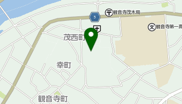 観音寺東公民館の地図画像