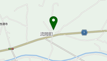 流岡公民館の地図画像