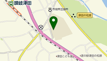 津田小学校の地図画像