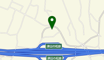 津田の松原SA(上り) 北側駐車場の地図画像