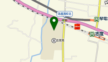 志度高等学校 (運動場)の地図画像