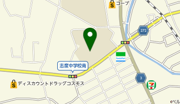 志度中学校(屋外)の地図画像
