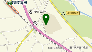 津田小学校の地図画像