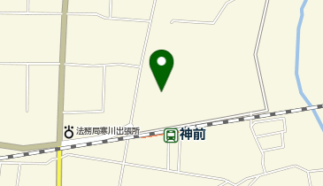 旧神前小学校の地図画像