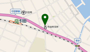 引田公民館の地図画像