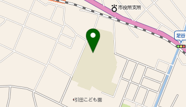 引田小中学校体育館の地図画像