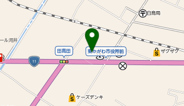 東かがわ市交流プラザの地図画像