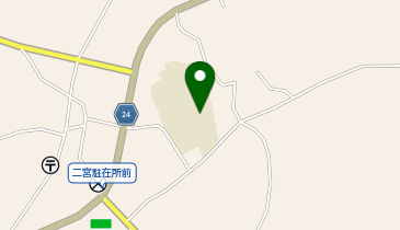 二ノ宮小学校の地図画像
