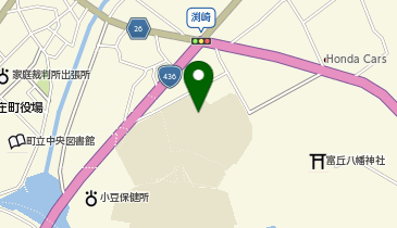 土庄中学校体育館の地図画像