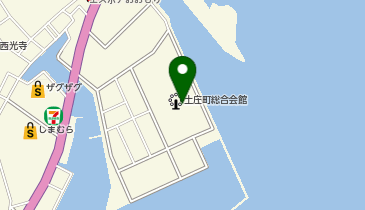 土庄町総合会館の地図画像