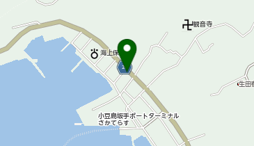 坂手公民館の地図画像