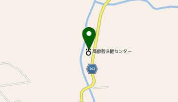 津柳地区コミュニティセンターの地図画像