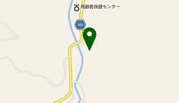 旧神山小中学校の地図画像