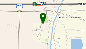 井戸公民館の地図画像