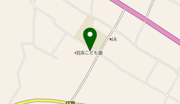 羽床公民館の地図画像
