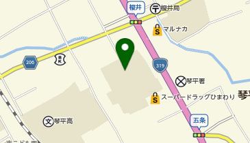 琴平町立琴平中学校の地図画像