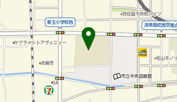 新玉小学校の地図画像