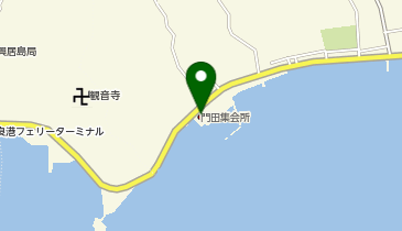 由良公民館門田分館の地図画像