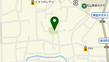 経石山公園の地図画像